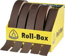 Economy hiomarullateline ROLL-BOX ilman hiomarullia, tilaa 5kpl x 50mm rullalle 76403 Klingspor