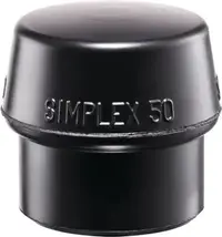 SIMPLEX-vaihtopää kumiseos, musta Halder
