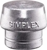 SIMPLEX-vaihtopää kevytmetalli, hopeanvärinen Halder