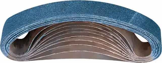 Sanding belt L 533 mm width 9 mm granulation 40 for stainless steel zirconium corundum PROMAT