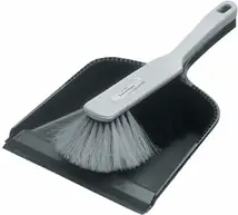 Dustpan and brush hand brush and dustpan silver